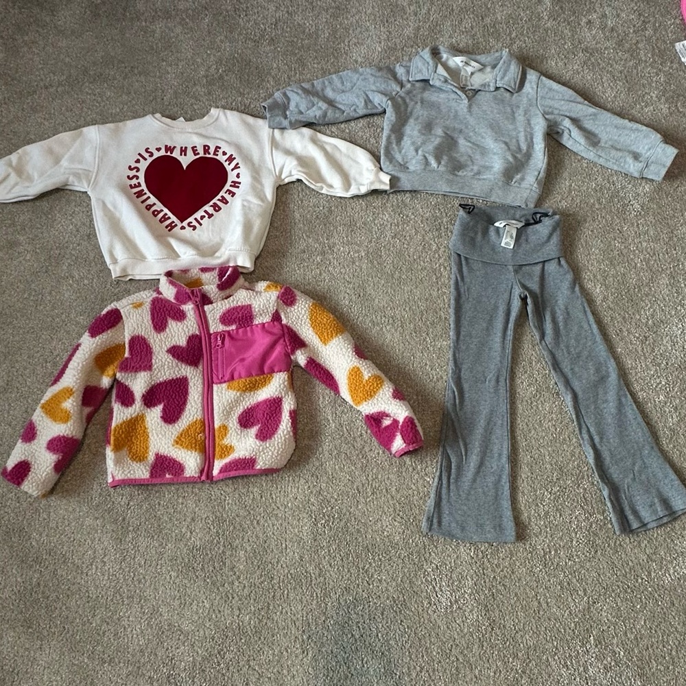 Zara and H&M Adorables sweaters and pants